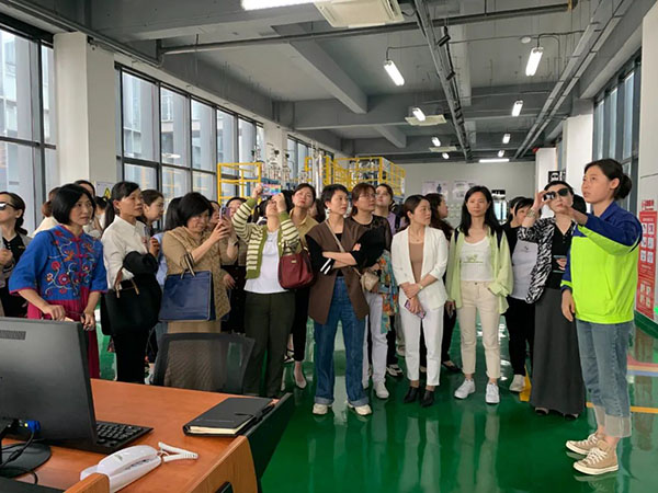 九江市妇女联合会女性人才研学班赴我院实训基地参观